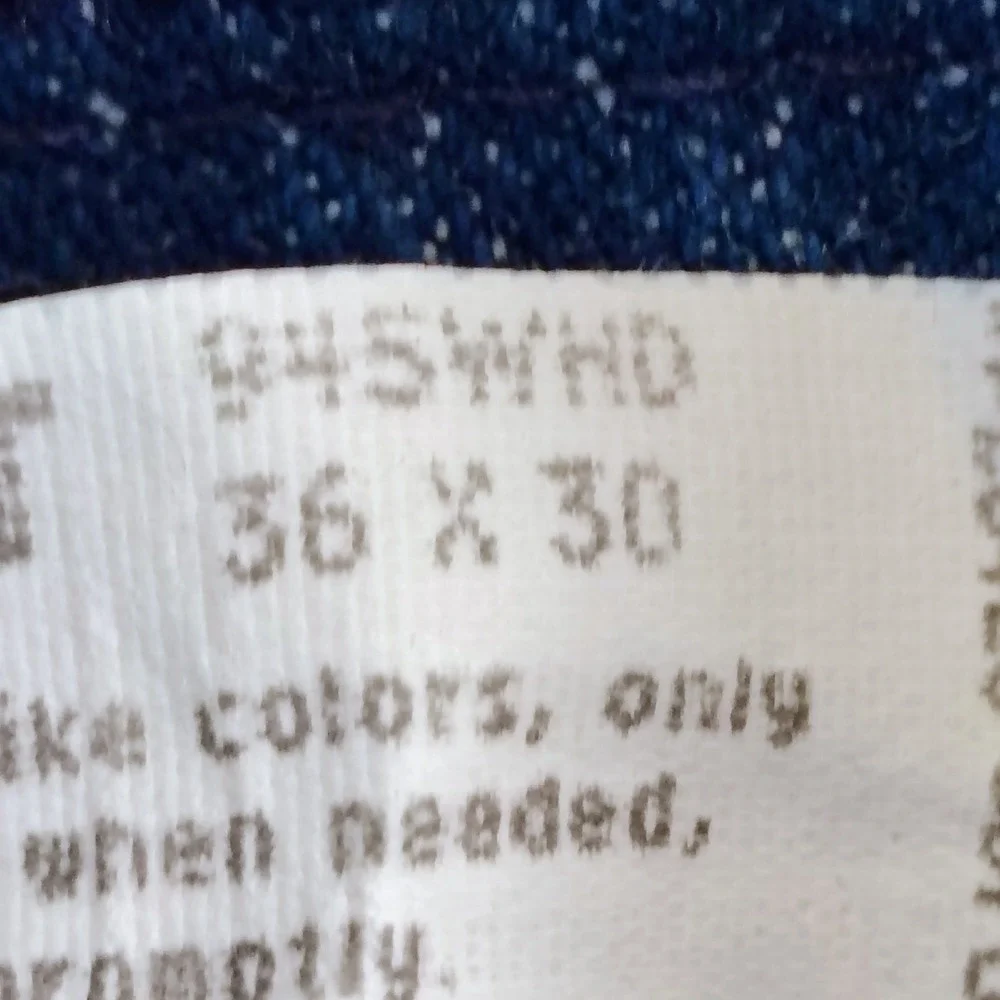 Wrangler 945WHD Cowboy Cut Slim Fit Blue Jeans Mens 36x30 Made in USA Denim